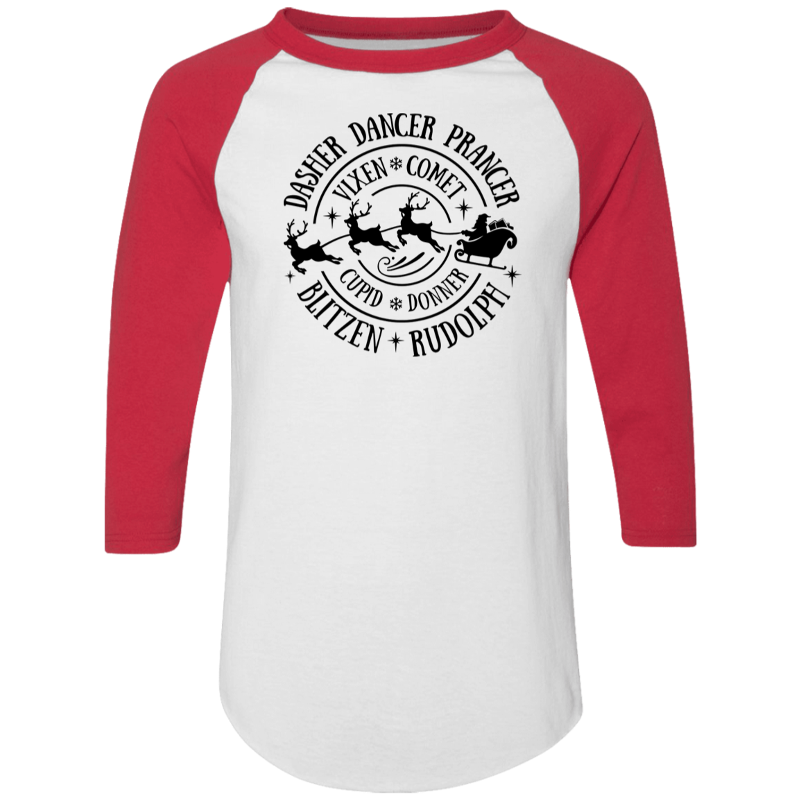 Reindeer Round 1 4420 Colorblock Raglan Jersey Reindeer Round 1 4420 Colorblock Raglan Jersey