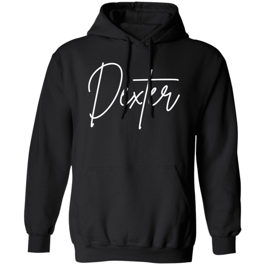 Dexter Skinny 1 White G185 Gildan Pullover Hoodie