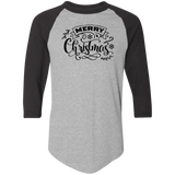 Merry Christmas 4 4420 Colorblock Raglan Jersey Merry Christmas 4 4420 Colorblock Raglan Jersey