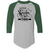 Dear Santa It Was Them 4420 Colorblock Raglan Jersey Dear Santa It Was Them 4420 Colorblock Raglan Jersey