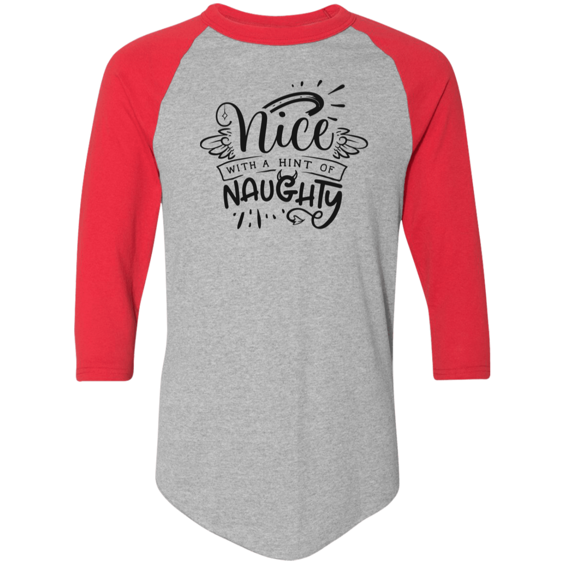 Nice With A Hint Of Naughty 4420 Colorblock Raglan Jersey Nice With A Hint Of Naughty 4420 Colorblock Raglan Jersey