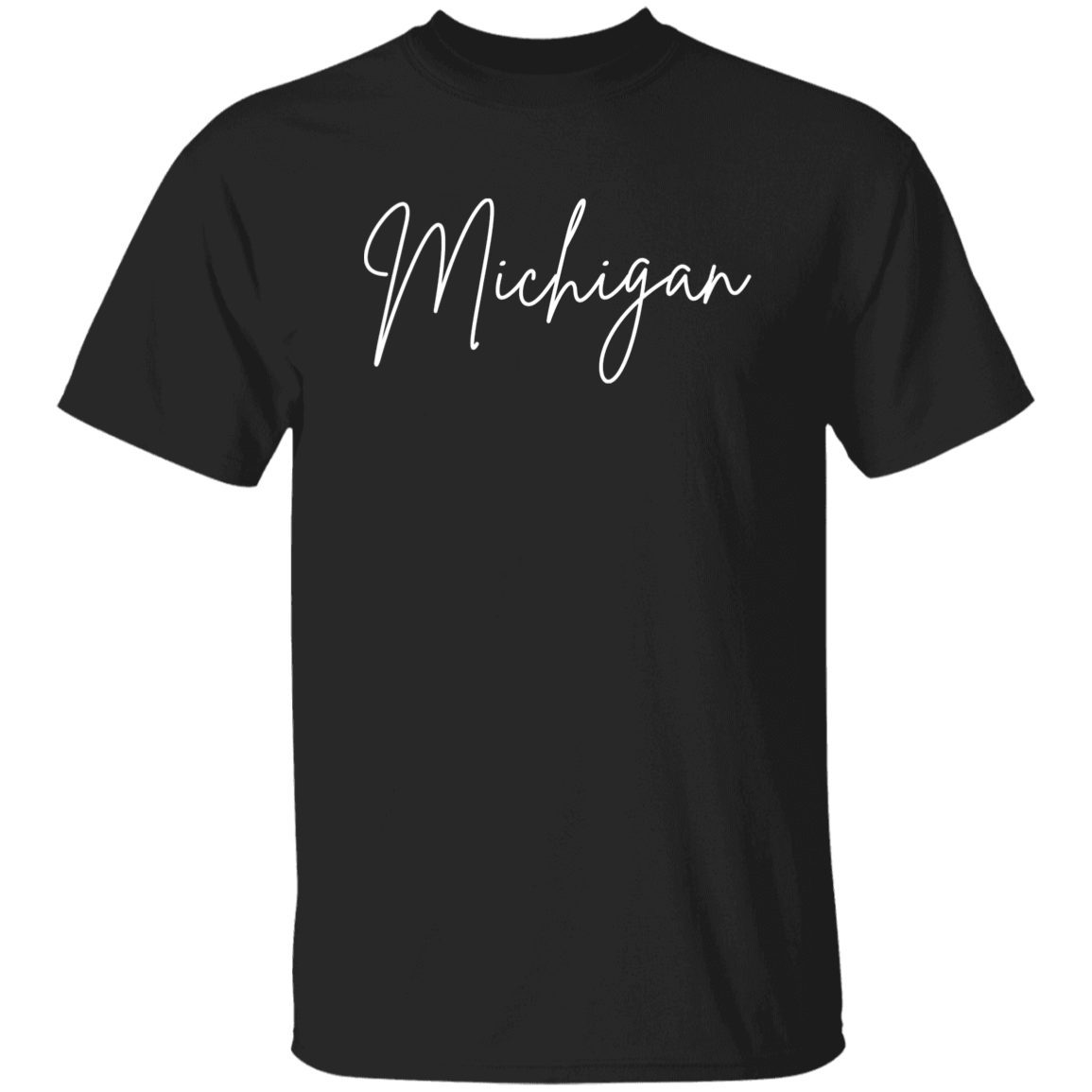Michigan Skinny 1 White G500 5.3 oz. T-Shirt Michigan Skinny 1 White G500 5.3 oz. T-Shirt