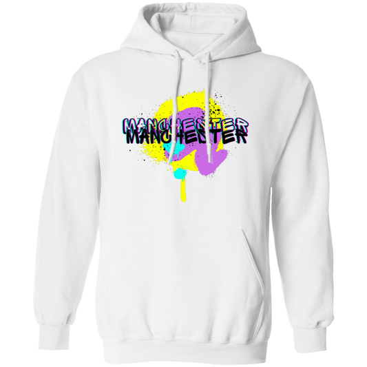 Manchester Graffiti G185 Gildan Pullover Hoodie