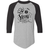 Let It Snow Somewhere Else 4420 Colorblock Raglan Jersey Let It Snow Somewhere Else 4420 Colorblock Raglan Jersey