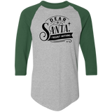 Dear Santa I Regret Nothing 4420 Colorblock Raglan Jersey Dear Santa I Regret Nothing 4420 Colorblock Raglan Jersey