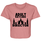 Adult Day Care B8882 Ladies' Flowy Cropped Tee Adult Day Care B8882 Ladies' Flowy Cropped Tee