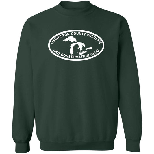 LCWCC Lakes - White G180 Crewneck Pullover Sweatshirt