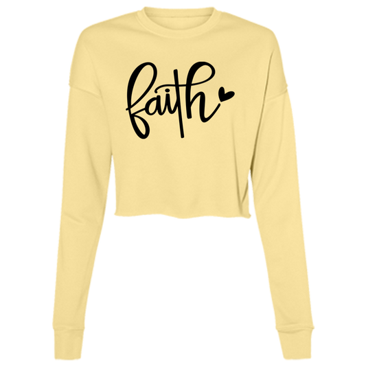 Faith 1 B7503 Ladies' Cropped Fleece Crew