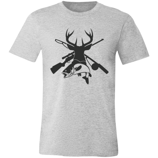 Deer And Fish 3001C Unisex Jersey Short-Sleeve T-Shirt