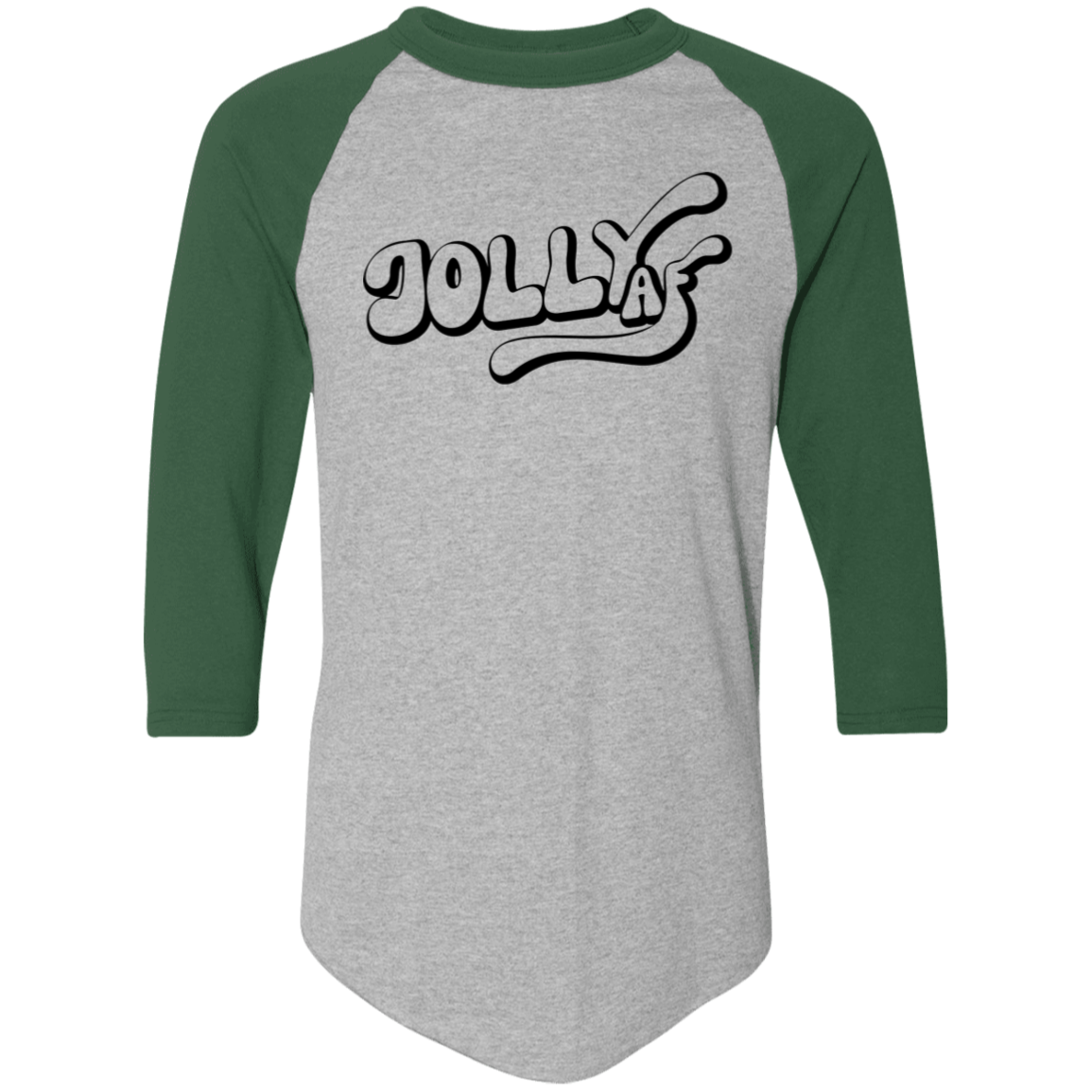 Jolly AF Black 4420 Colorblock Raglan Jersey Jolly AF Black 4420 Colorblock Raglan Jersey