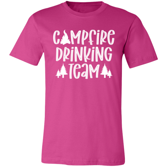 Campfire Drinking Team 2 W 3001C Unisex Jersey Short-Sleeve T-Shirt