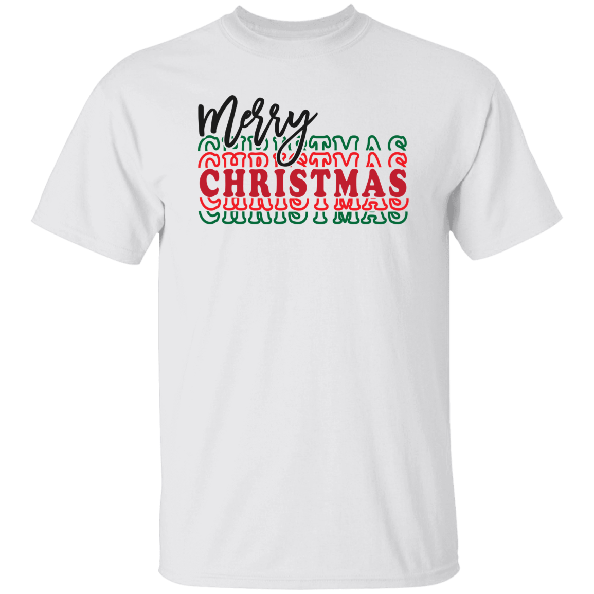 Merry Christmas 3 G500 5.3 oz. T-Shirt Merry Christmas 3 G500 5.3 oz. T-Shirt