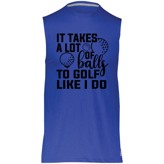 It takes a lot of balls 1 64MTTM Sun Protection Muscle Tee