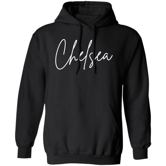 Chelsea Skinny 1 White G185 Gildan Pullover Hoodie