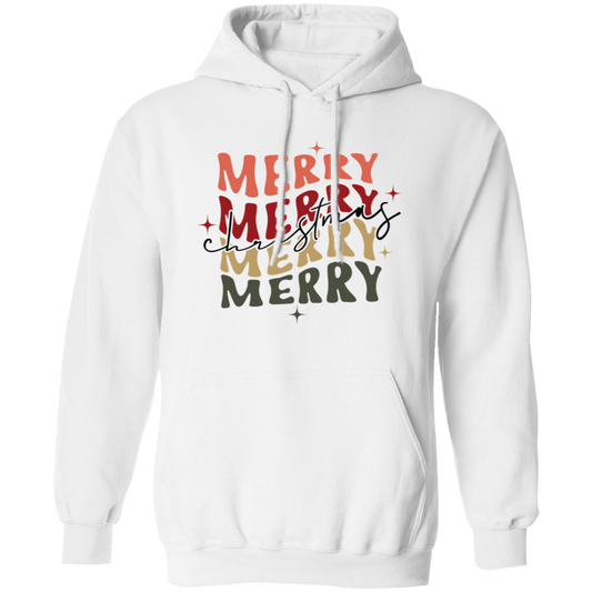 Merry Christmas Retro Wave Hoodie - Unisex