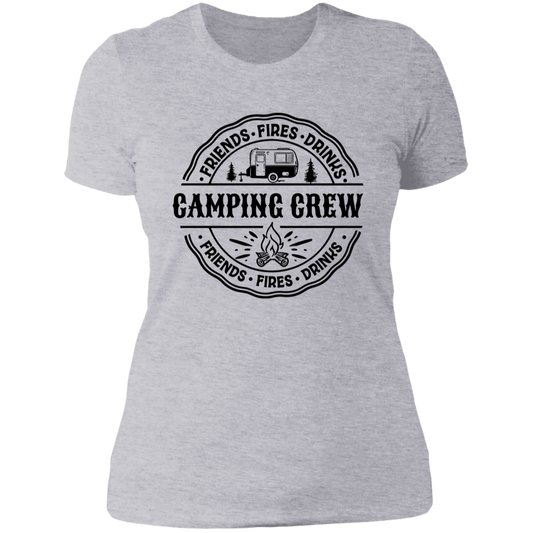 Camping Crew B NL3900 Ladies' Boyfriend T-Shirt