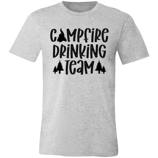 Campfire Drinking Team 2 B 3001C Unisex Jersey Short-Sleeve T-Shirt