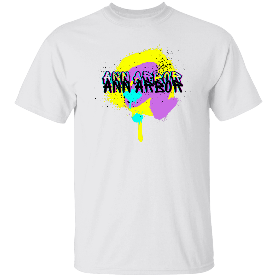Ann Arbor Graffiti G500 5.3 oz. T-Shirt Ann Arbor Graffiti G500 5.3 oz. T-Shirt