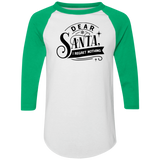 Dear Santa I Regret Nothing 4420 Colorblock Raglan Jersey Dear Santa I Regret Nothing 4420 Colorblock Raglan Jersey