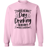 Day Drinking Shirt G180 Crewneck Pullover Sweatshirt Day Drinking Shirt G180 Crewneck Pullover Sweatshirt
