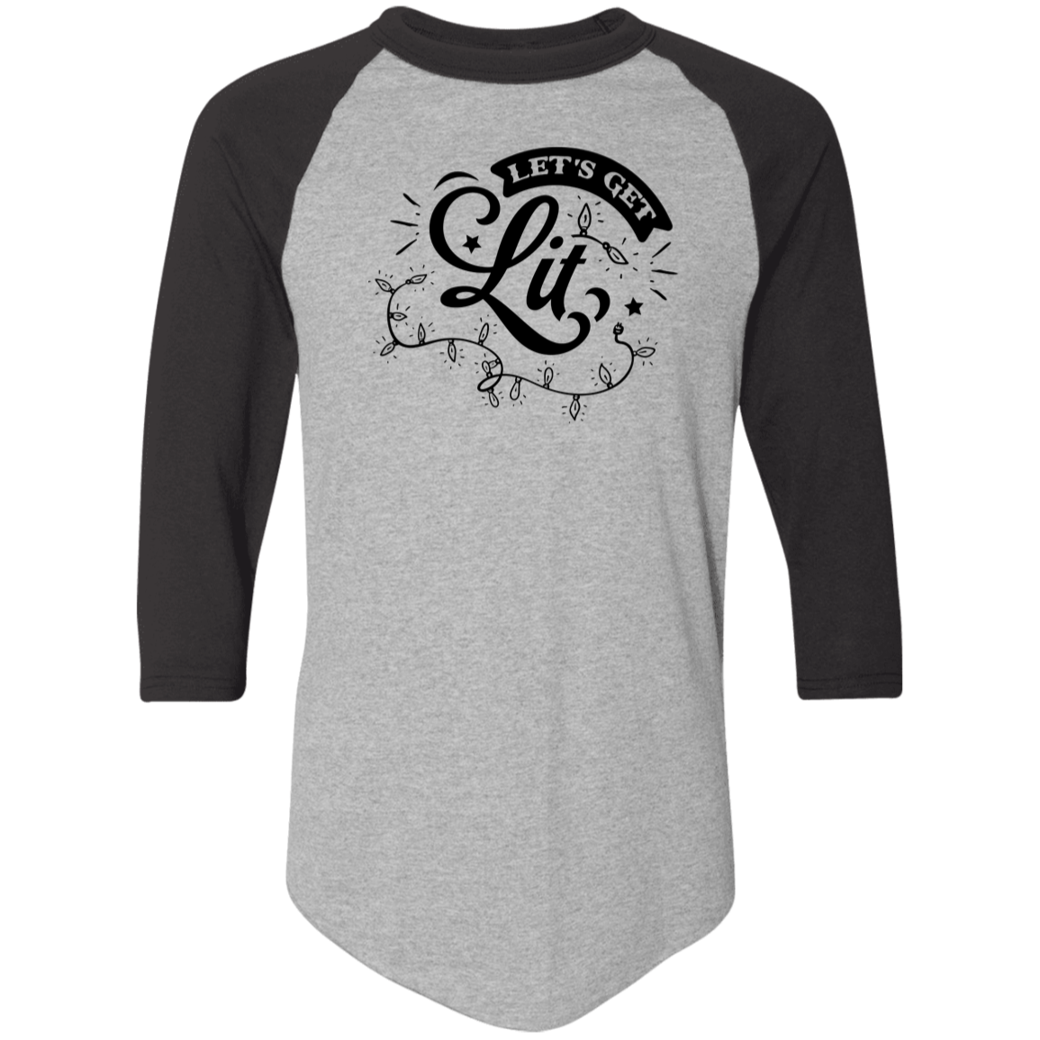 Lets Get Lit 4420 Colorblock Raglan Jersey Lets Get Lit 4420 Colorblock Raglan Jersey