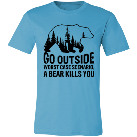Go Outside 3001C Unisex Jersey Short-Sleeve T-Shirt