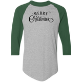 Merry Christmas 1 4420 Colorblock Raglan Jersey Merry Christmas 1 4420 Colorblock Raglan Jersey