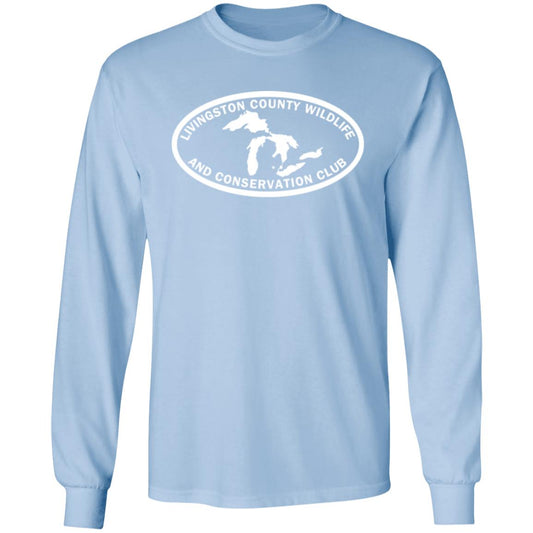 LCWCC Lakes - White G540 LS T-Shirt 5.3 oz.