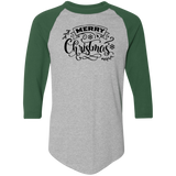 Merry Christmas 4 4420 Colorblock Raglan Jersey Merry Christmas 4 4420 Colorblock Raglan Jersey