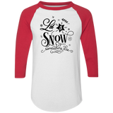 Let It Snow Somewhere Else 4420 Colorblock Raglan Jersey Let It Snow Somewhere Else 4420 Colorblock Raglan Jersey