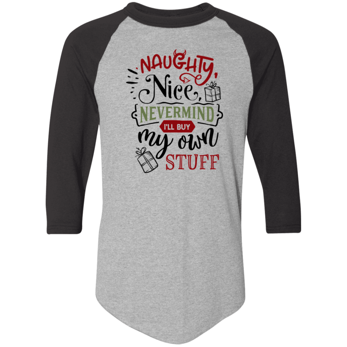 Naughty Nice Nevermind 4420 Colorblock Raglan Jersey Naughty Nice Nevermind 4420 Colorblock Raglan Jersey