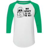 Move Grinch Get Out The Way 4420 Colorblock Raglan Jersey Move Grinch Get Out The Way 4420 Colorblock Raglan Jersey