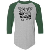 Nice Until Proven Naughty 4420 Colorblock Raglan Jersey Nice Until Proven Naughty 4420 Colorblock Raglan Jersey