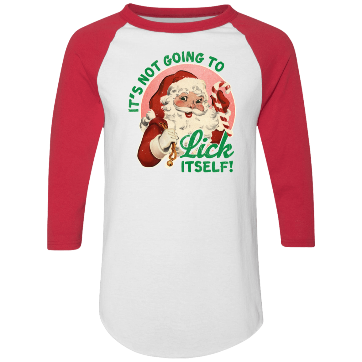 It'S Not Going To Lick Itself 4420 Colorblock Raglan Jersey It'S Not Going To Lick Itself 4420 Colorblock Raglan Jersey