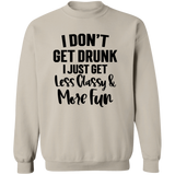 Less Classy More Fun G180 Crewneck Pullover Sweatshirt Less Classy More Fun G180 Crewneck Pullover Sweatshirt