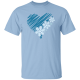 Heart & Snowflakes 2 G500 5.3 oz. T-Shirt Heart & Snowflakes 2 G500 5.3 oz. T-Shirt