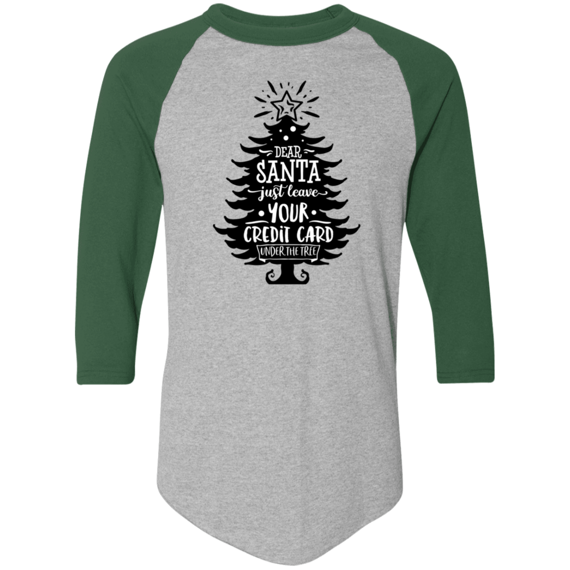 Dear Santa Just Leave 4420 Colorblock Raglan Jersey Dear Santa Just Leave 4420 Colorblock Raglan Jersey