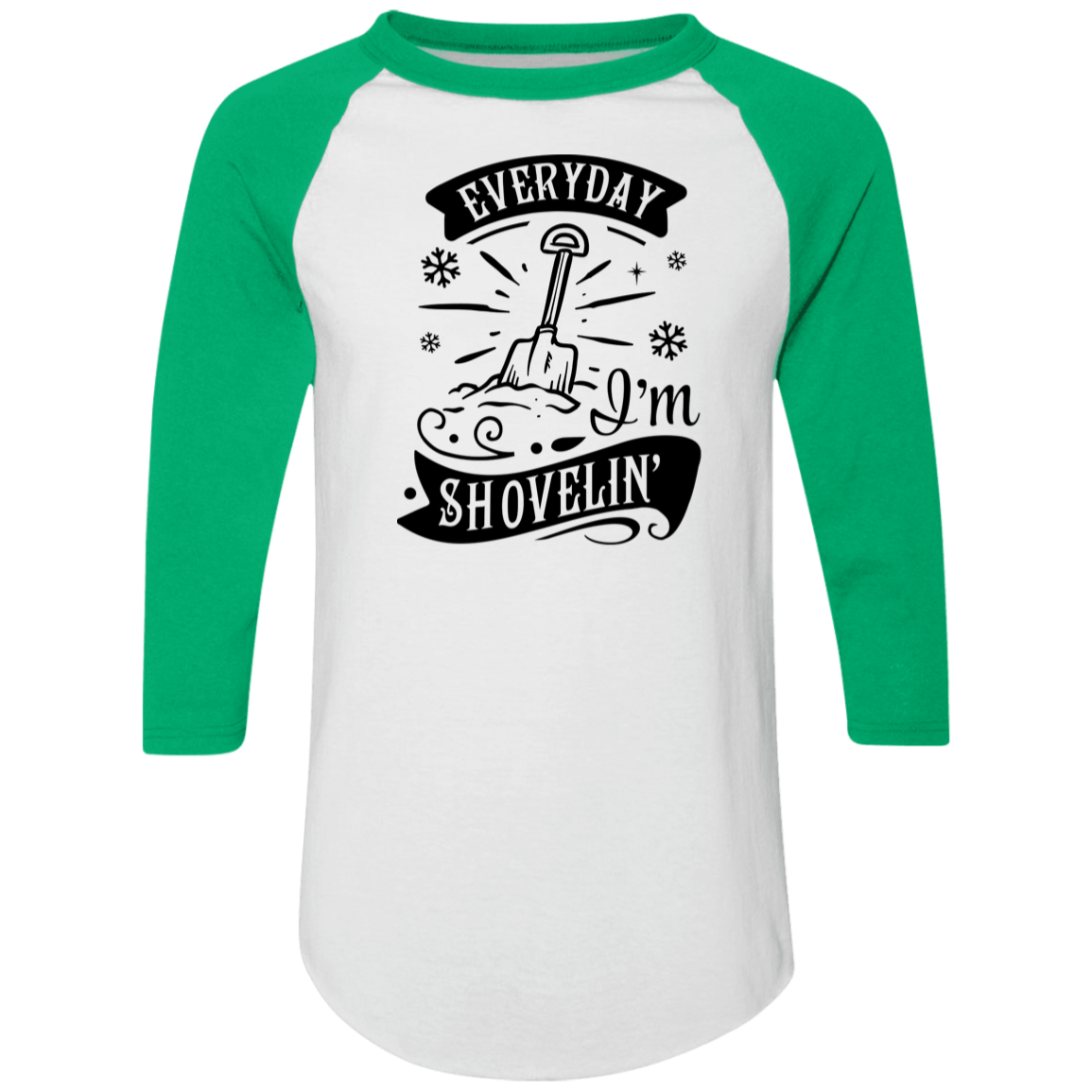 Everyday Im Shovelin 4420 Colorblock Raglan Jersey Everyday Im Shovelin 4420 Colorblock Raglan Jersey