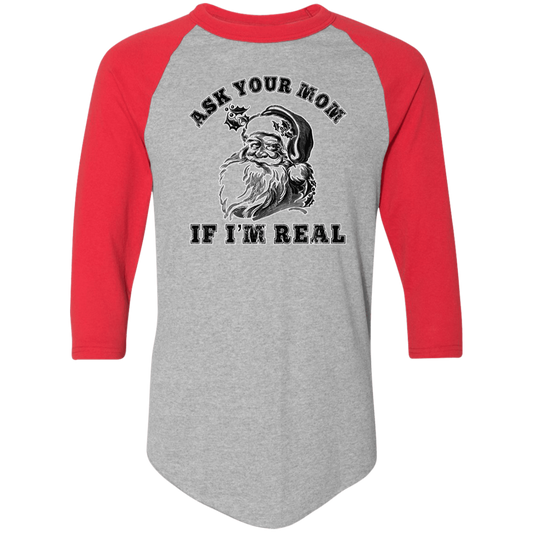 Ask Your Mom 4420 Colorblock Raglan Jersey