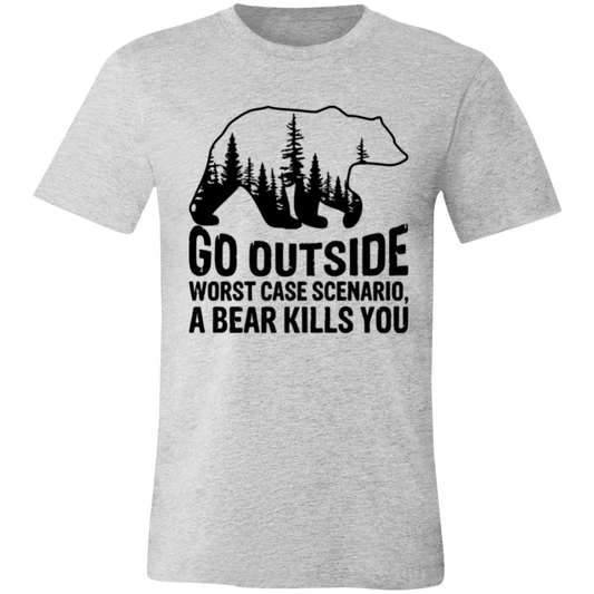 Go Outside 3001C Unisex Jersey Short-Sleeve T-Shirt