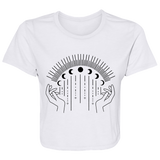 Moon B8882 Ladies' Flowy Cropped Tee Moon B8882 Ladies' Flowy Cropped Tee