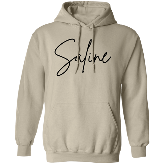 Saline Skinny 1 Black G185 Gildan Pullover Hoodie