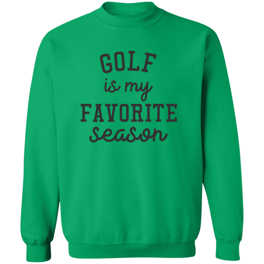 Golf My Favorite Season G180 Crewneck Pullover Sweatshirt