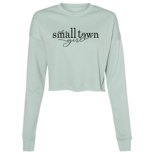 Small Town Girl 1 B7503 Ladies' Cropped Fleece Crew