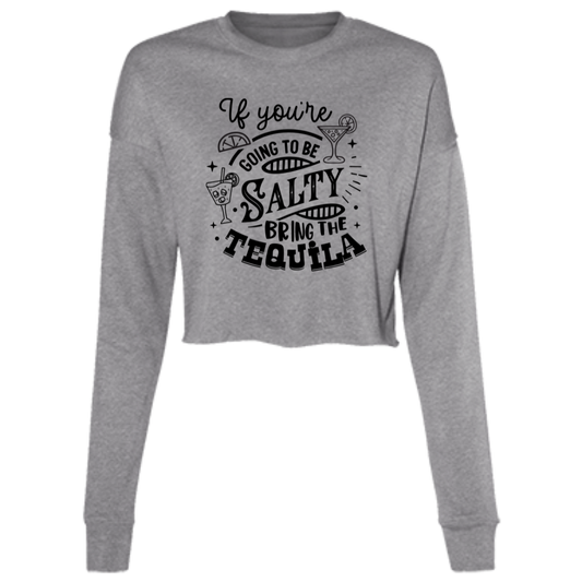 If Youre Going B7503 Ladies' Cropped Fleece Crew