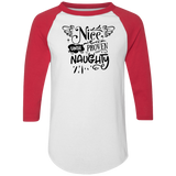 Nice Until Proven Naughty 4420 Colorblock Raglan Jersey Nice Until Proven Naughty 4420 Colorblock Raglan Jersey