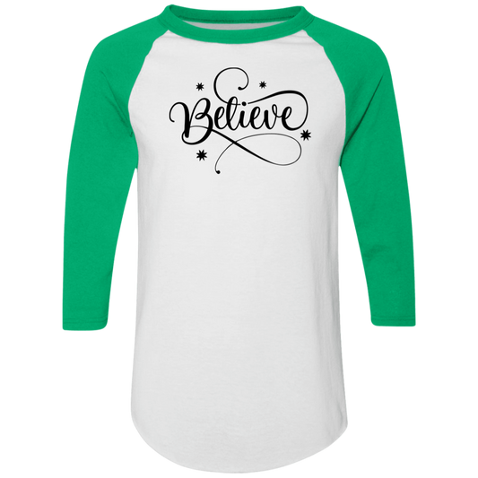 Believe 4420 Colorblock Raglan Jersey