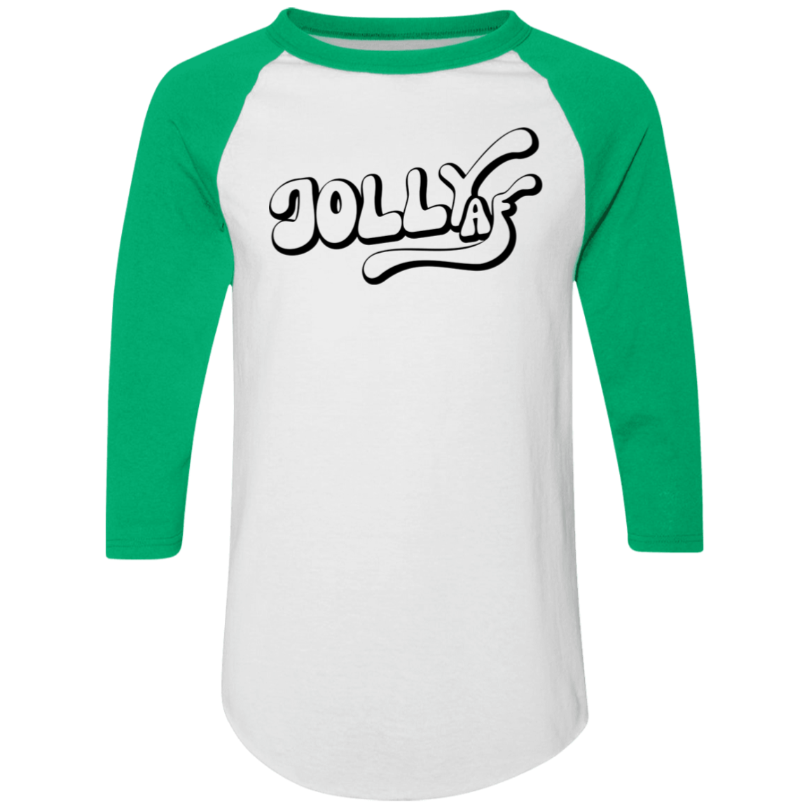 Jolly AF Black 4420 Colorblock Raglan Jersey Jolly AF Black 4420 Colorblock Raglan Jersey