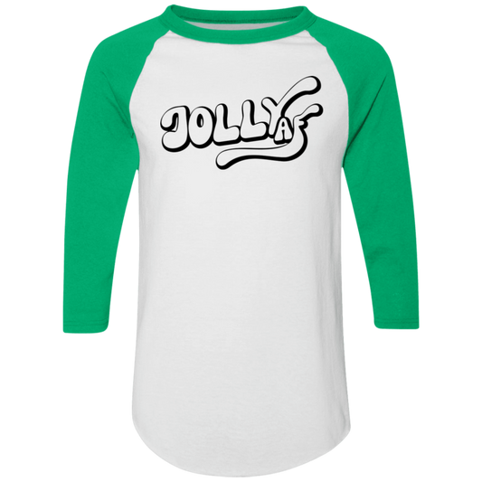 Jolly AF Black 4420 Colorblock Raglan Jersey