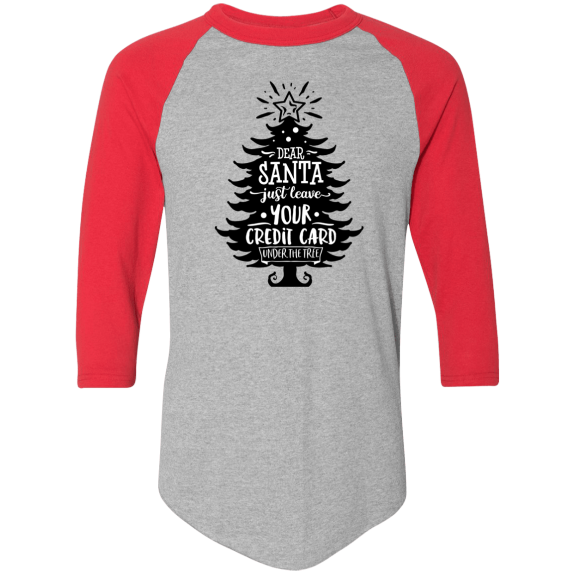 Dear Santa Just Leave 4420 Colorblock Raglan Jersey Dear Santa Just Leave 4420 Colorblock Raglan Jersey